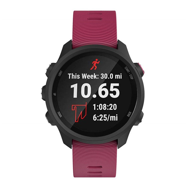 20mm Silicone Smart Watch Band for GarminMove Forerunner 245M/645M/Vivoactive 3t - Purple