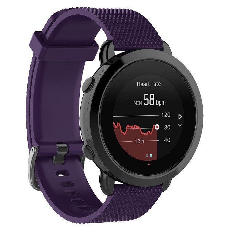 Silicone Replacement Smart Watch Band for Suunto 3 Fitness - Purple