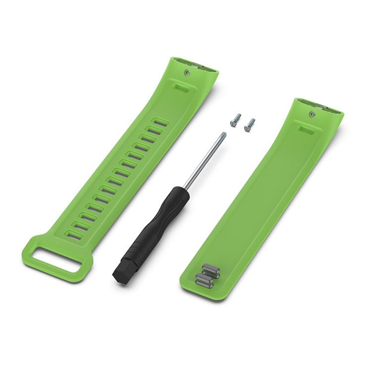 Silicone Wrist Strap Smart Watch Replacement Band for Huawei Band 2 Pro / Band 2 / ERS-B19 / ERS-B29 - Green