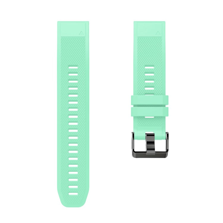Silicone Smart Watch Band Replacement for Garmin Fenix 5 - Cyan