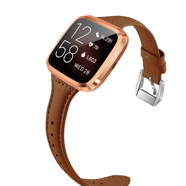 All-round Protective Electroplating TPU Watch Shell for Fitbit Versa 2 - Rose Gold