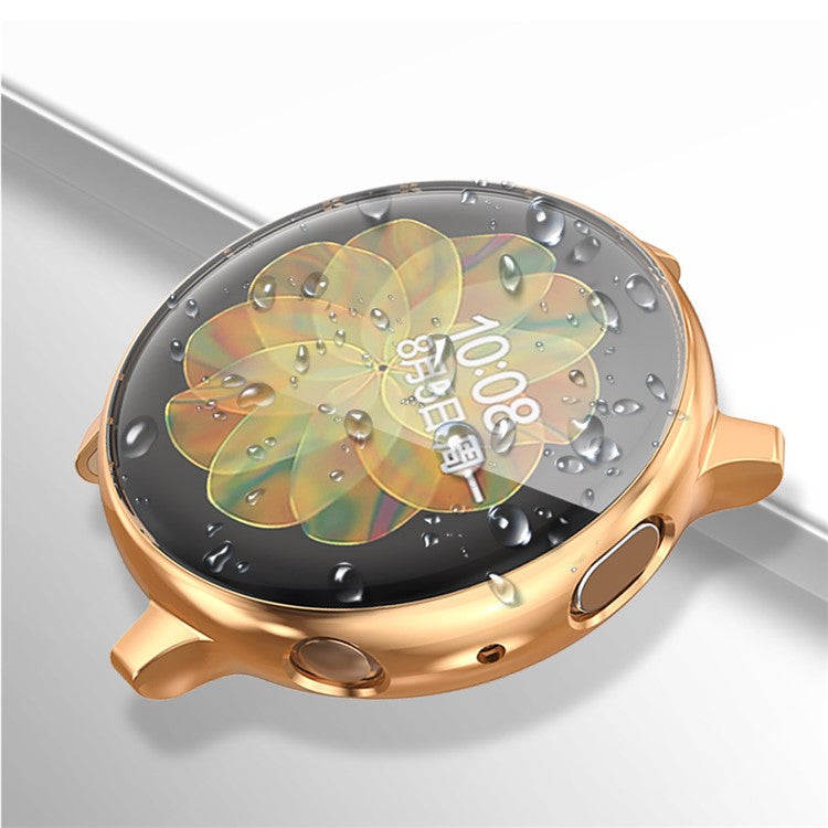 All-round Protective Electroplating TPU Watch Case for Samsung Galaxy Watch Active2 40mm SM-825F/825U/835F - Rose Gold