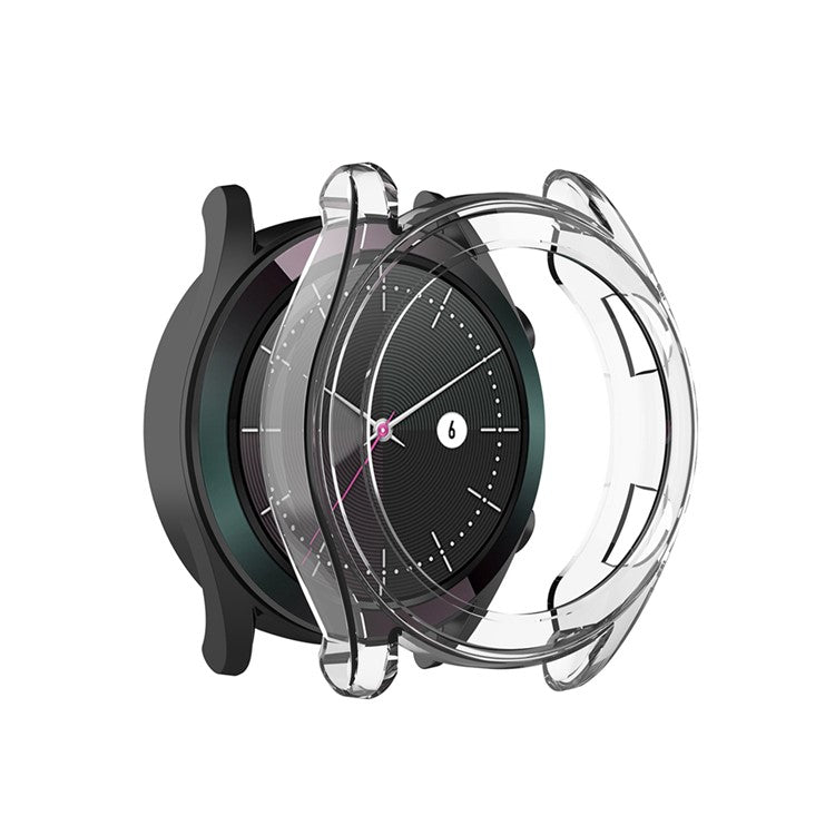 Soft TPU Cover Bumper Case for Huawei Watch GT 46mm - Transparent