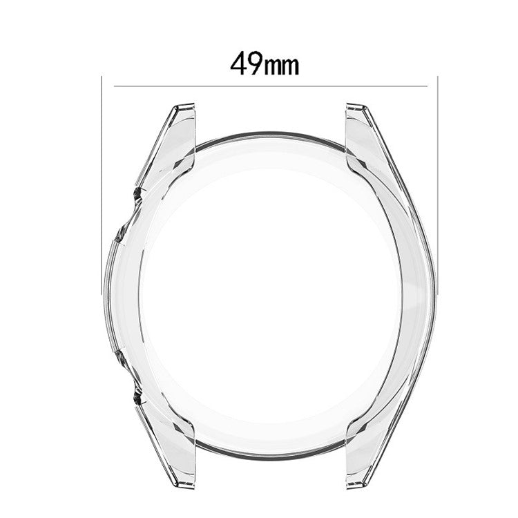 Soft TPU Cover Bumper Case for Huawei Watch GT 46mm - Transparent