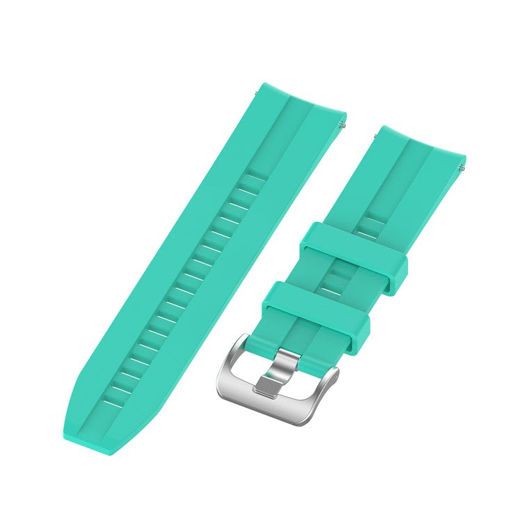 For Huawei Watch GT 46mm Sports Silicone Watch Band Wrist Strap Replacement 22mm - Cyan