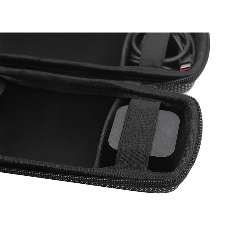 For JBL Flip 6 Bluetooth Speaker Anti-scratch Carrying Bag Portable Storage Case - Grid Black