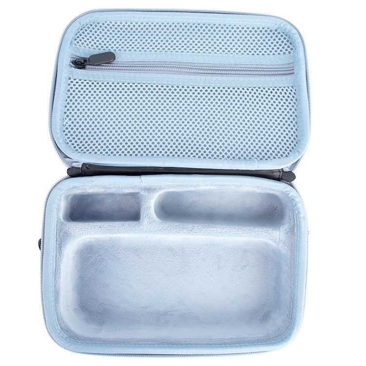 For Bose SoundLink Flex Shockproof Storage Box Dustproof Wear-resistant Speaker Storage Case Bag with Shoulder Strap - Black / Blue