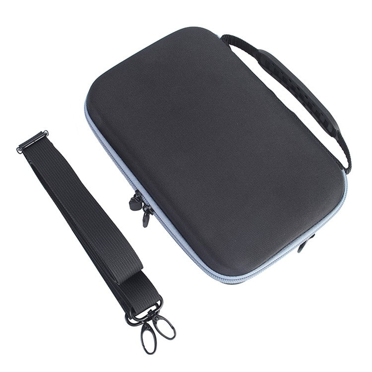 For Bose SoundLink Flex Shockproof Storage Box Dustproof Wear-resistant Speaker Storage Case Bag with Shoulder Strap - Black / Blue