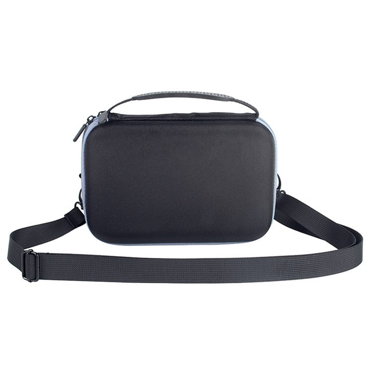 For Bose SoundLink Flex Shockproof Storage Box Dustproof Wear-resistant Speaker Storage Case Bag with Shoulder Strap - Black / Blue