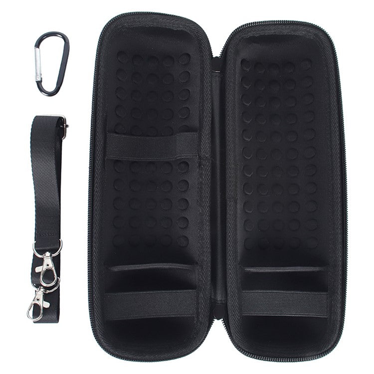 For JBL Flip 6/Flip 5/Flip 4 Portable Shockproof Carrying Case Bluetooth Speaker Storage Bag - Black