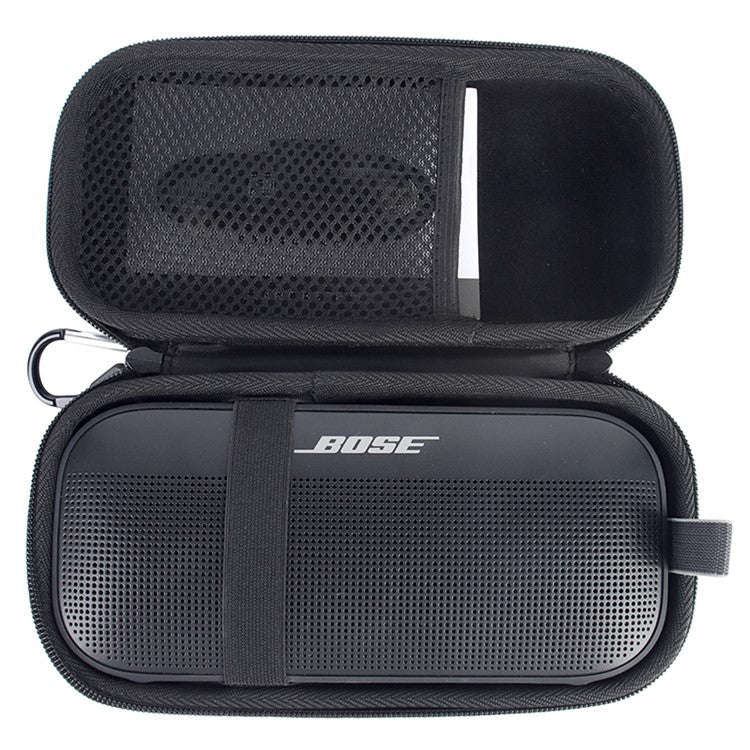 For Bose SoundLink Flex EVA Anti-scratch Bluetooth Speaker Protection Bag Case Travel Storage Bag - Black