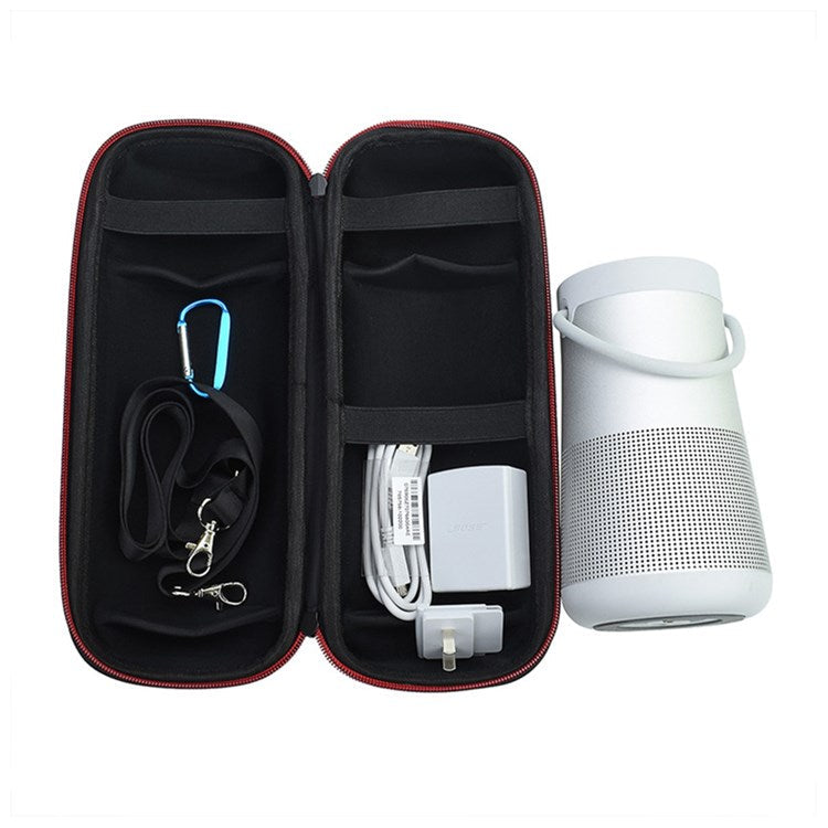 For BOSE Soundlink Revolve+ II/Soundlink Revolve+ EVA Anti-scratch Bluetooth Speaker Protection Bag Case Travel Storage Bag - Black