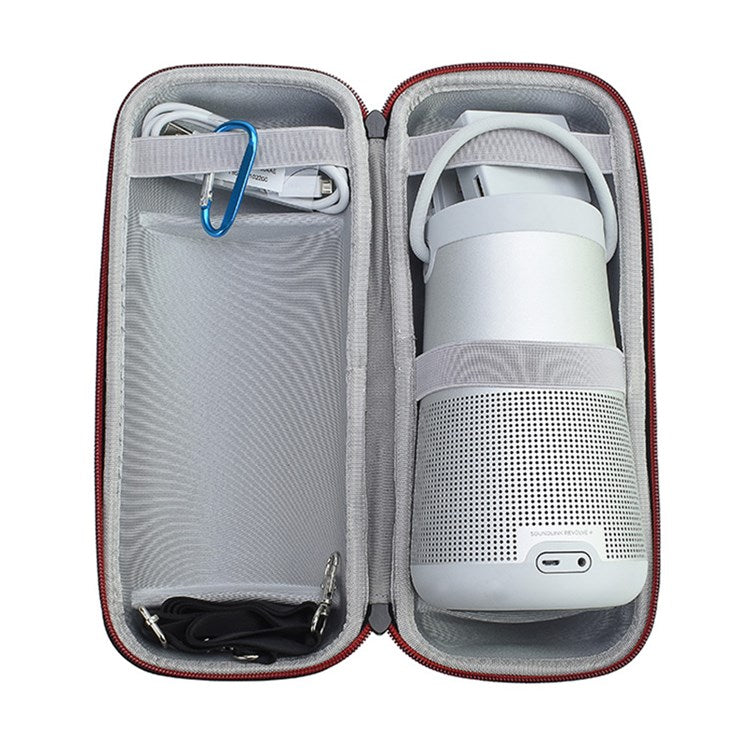 For BOSE Soundlink Revolve+ II/Soundlink Revolve+ EVA Anti-scratch Bluetooth Speaker Protection Bag Case Travel Storage Bag - Grey