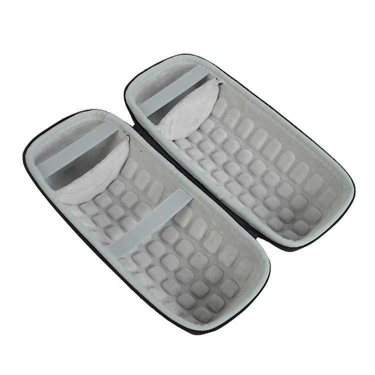 Portable Hard EVA Storage Case for JBL Pulse 5, Bluetooth Speaker Travel Carrying Bag with Shoulder Strap - Black / Grey