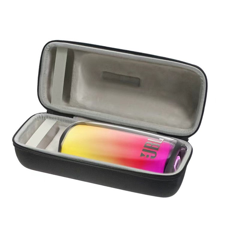 Hard EVA Storage Case for JBL Pulse 5, Zipper Pocket Travel Carrying Box Portable Bluetooth Speaker Storage Holder with Shoulder Strap