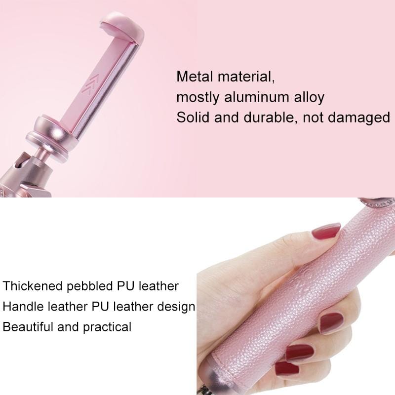 CYKE BR22 Wireless Bluetooth Selfie Stick with Mirror, Standard Version (Black)