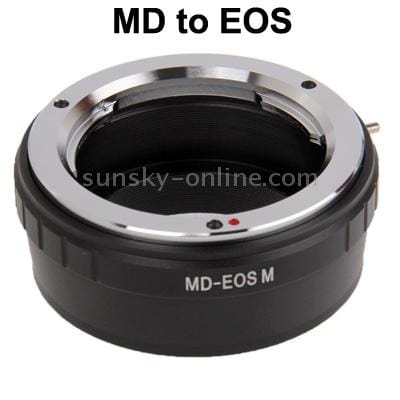 MD Lens to EOS M Lens Mount Stepping Ring (Black)