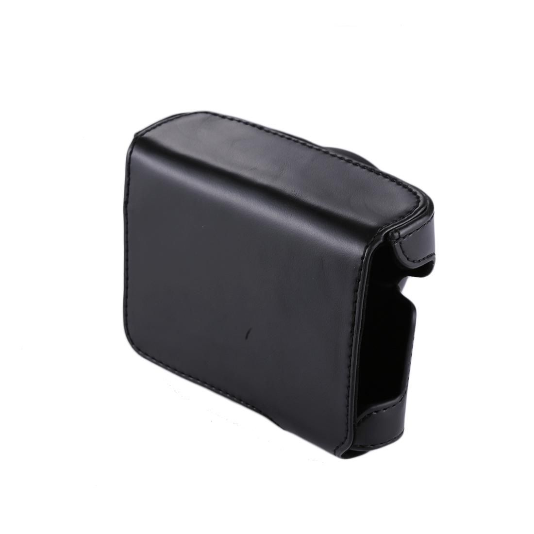 Full Body Camera PU Leather Camera Case Bag with Strap for Panasonic Lumix GF7 / GF8 / GF9 (Coffee)