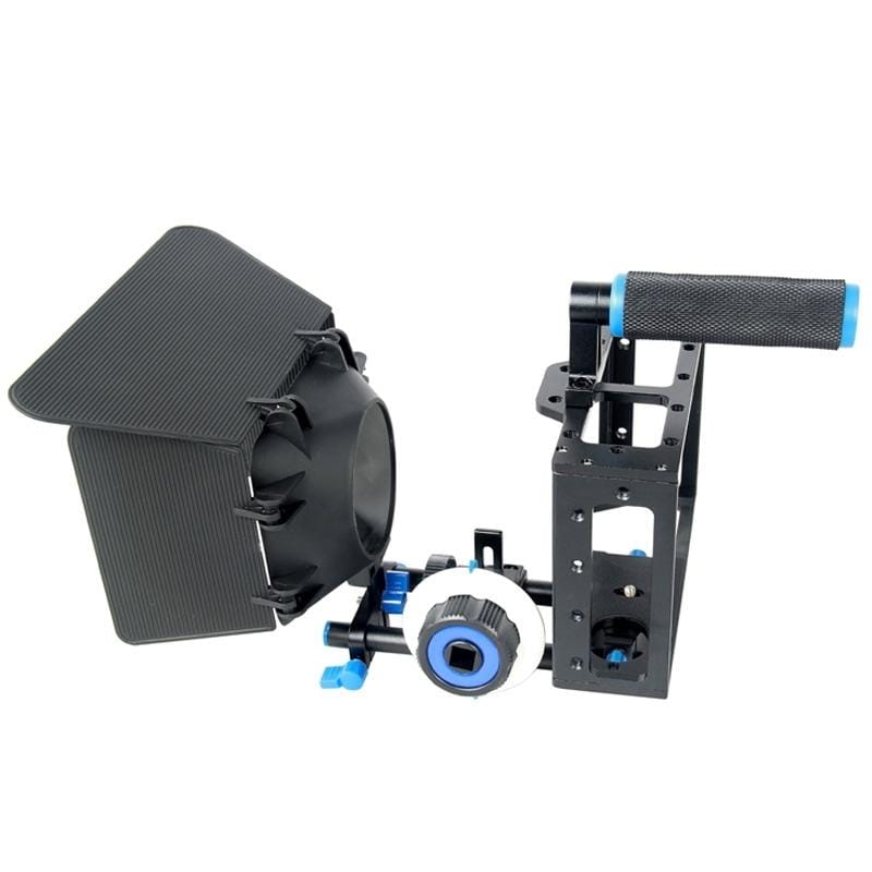 YELANGU YLG1103A-C Handle Video Camera Cage Stabilizer + Matte Box Kit for DSLR Camera / Video Camera