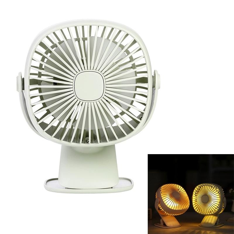 Sunshine Box Night USB Fan With 360 Degree Rotation & Wind 3 Speeds (Green)