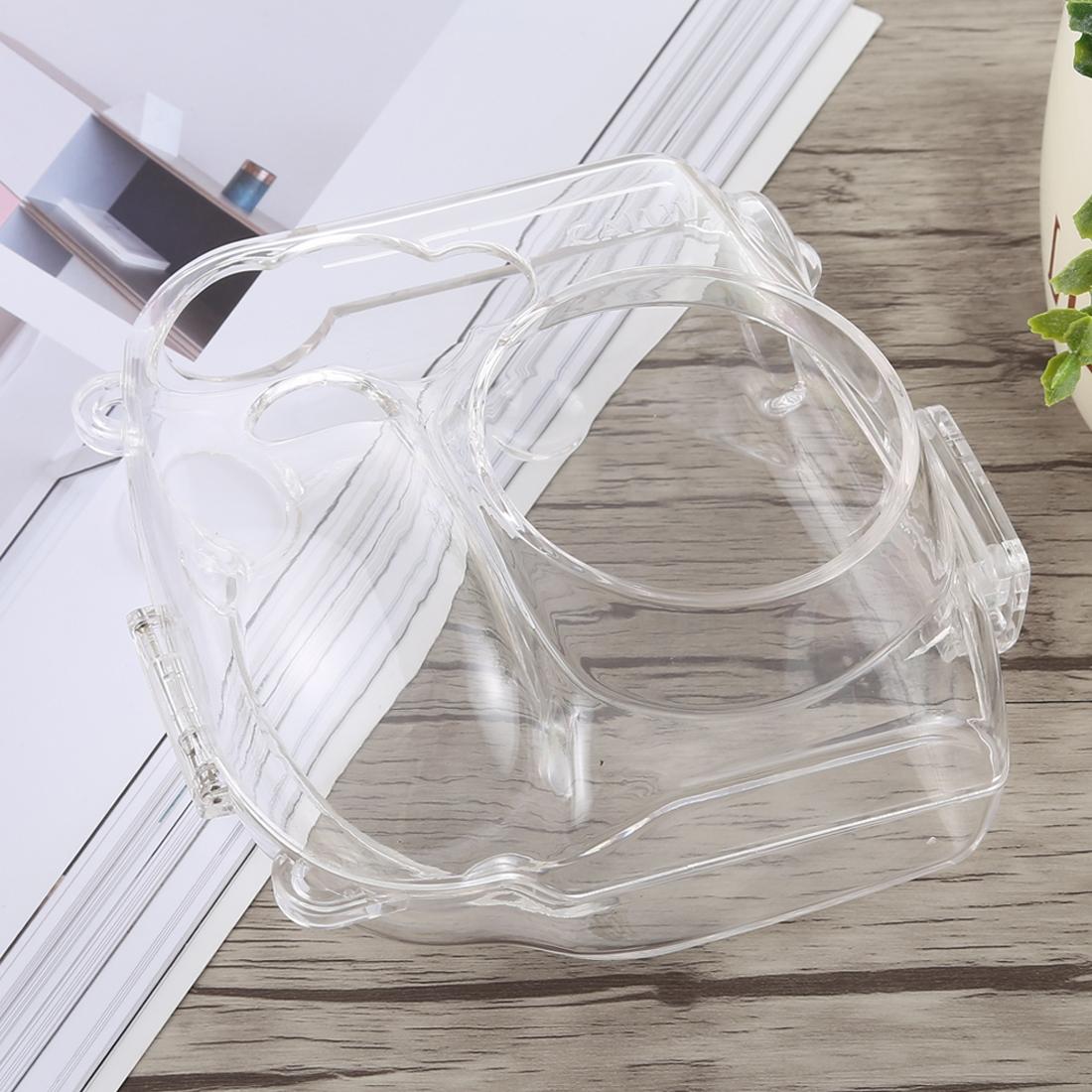 Protective Crystal Shell Case with Strap for FUJIFILM instax mini 7S (Transparent)