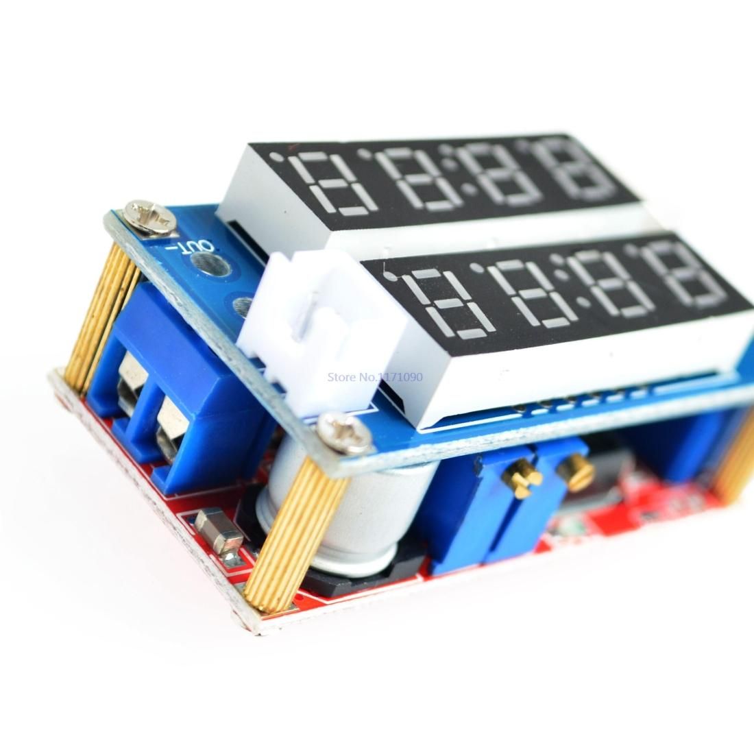 5A Constant Current Constant Voltage LED Drive Adjustable Power Supply Lithium Ion Battery Charging Current Voltage Meter