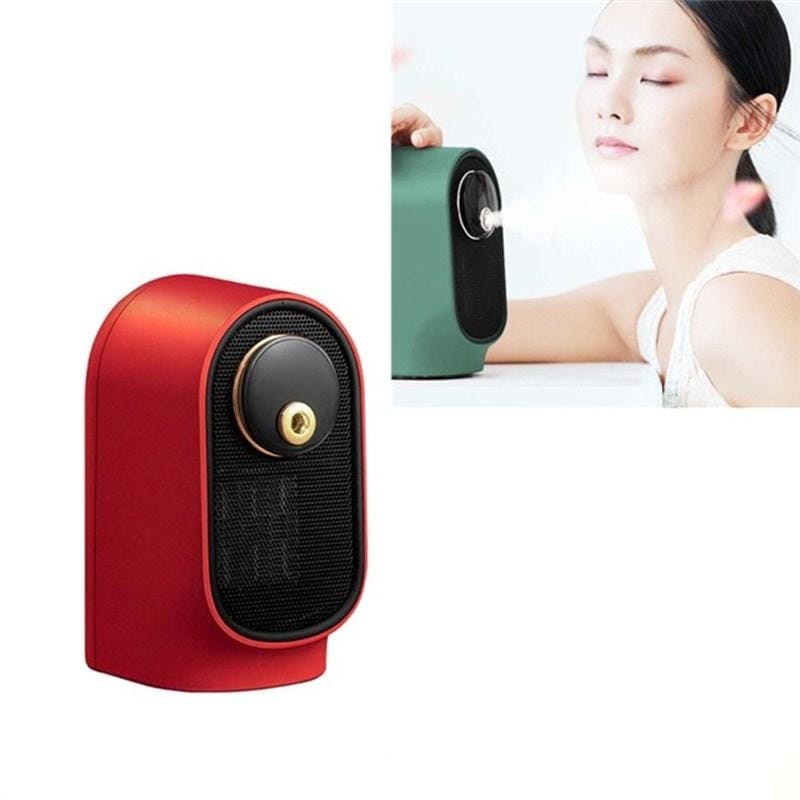 REMAX RT-H07 Warm Air Heater Humidification And Mute Mini Home Office Simple Humidification Heater,CN Plug (Red)