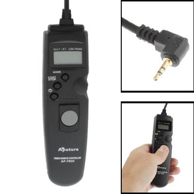Aputure AP-TR1C LCD Timer Remote Cord for Canon EOS Canon EOS 1100D, 600D, 60D, 550D, 500D, 1000D, 450