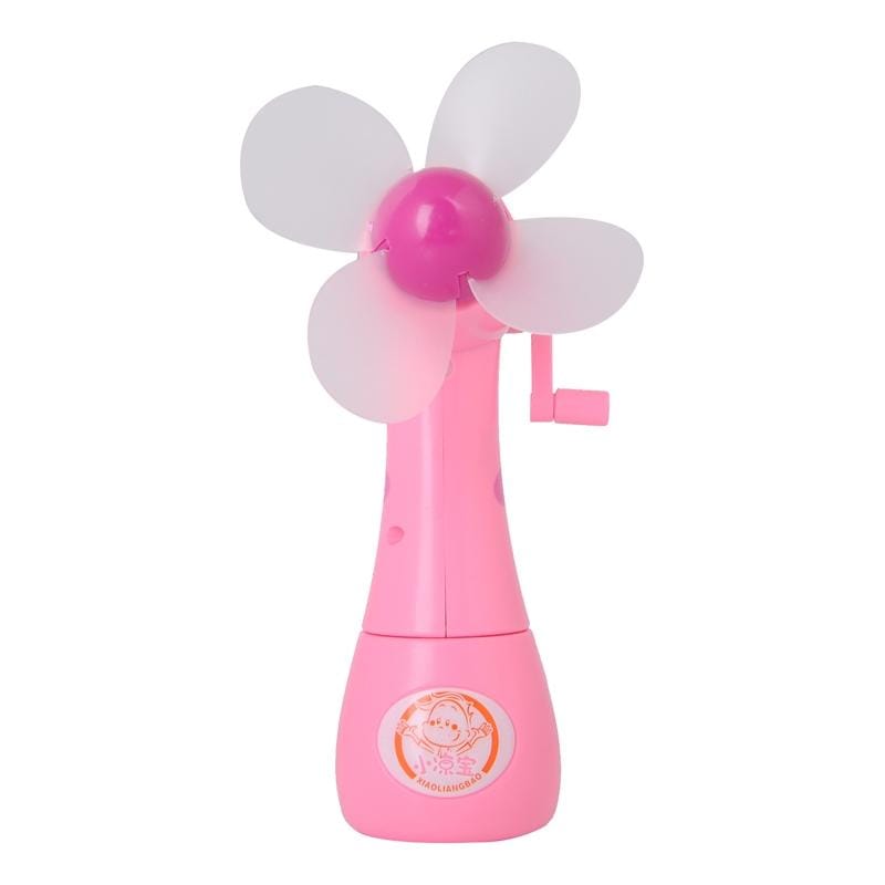 Deer Shape Hand-driven Mist Spray Fan (Blue)