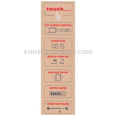 ChunGhop 6 in 1 Remote Control with Touch Screen RM-96 (White)