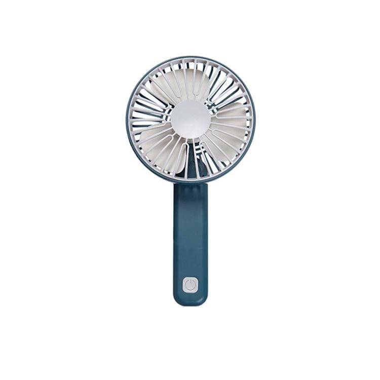 Portable Silent Multi-speed Wind Speed Folding USB Rechargeable Fan (Navy Blue)