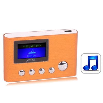4GB MP3 Player with LCD Screen, Speaker (Orange)