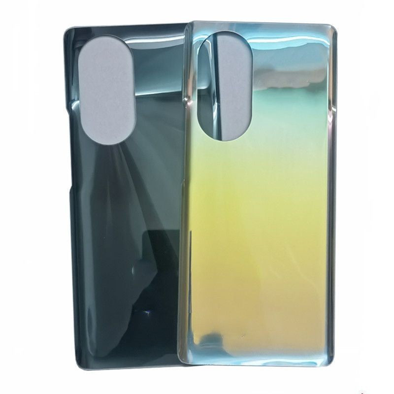Back Cover is Suitable For Nova 8 Glass Back Cover Battery Housing Case (Yellow With Blue)