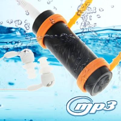 4GB Swimming Sport IPX8 Waterproof MP3 Player with FM Stereo (Black)