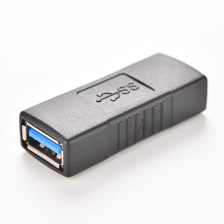 USB 3.0 Type A Female to Type A Female Connector AF Adapter Converter Extender for Laptop (Blue)