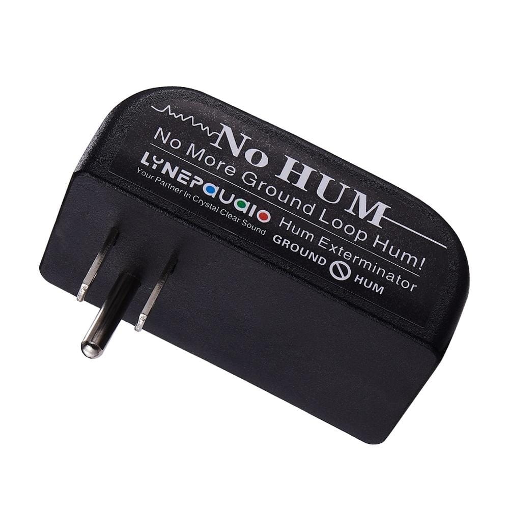 LINEPAUDIO B983 AC Ground Circuit No-Hum Buzz Eliminator, US Plug (Black)