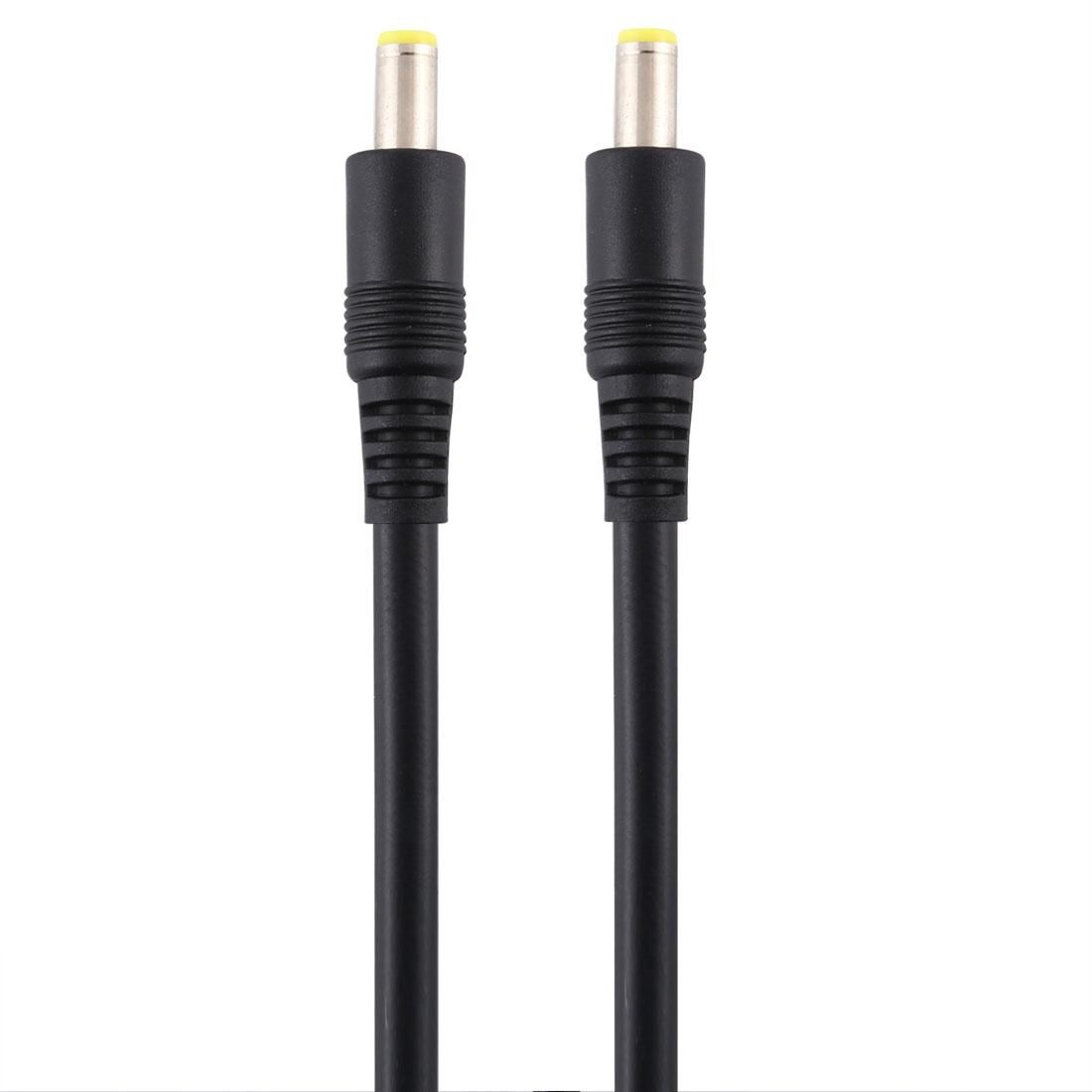 DC Power Plug 5.5 x 2.5mm Male to Male Adapter Connector Cable, Cable Length:1m (Black)