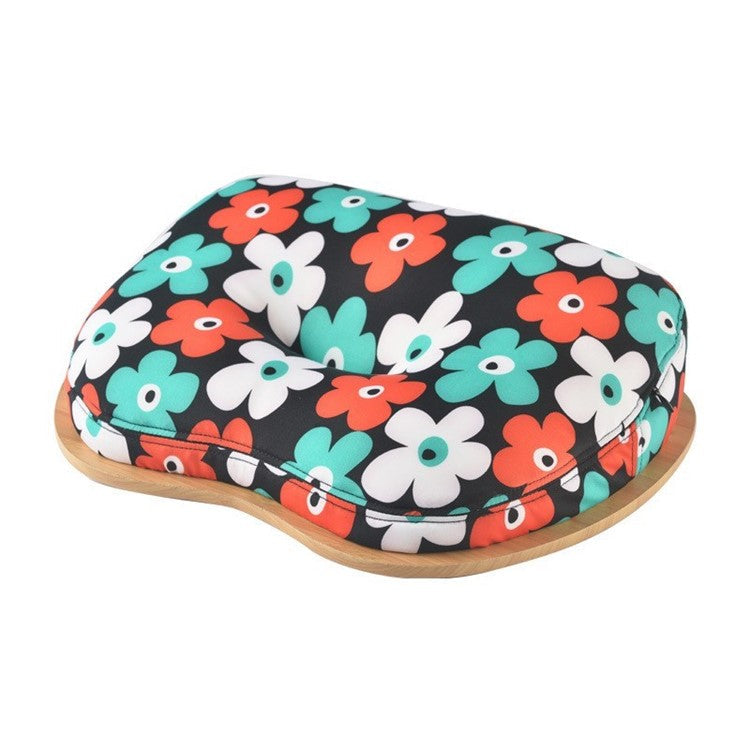 Office Pillow Headrest Tablet Stand Holder Multifunction Laptop Stand Cushion - Flower Color