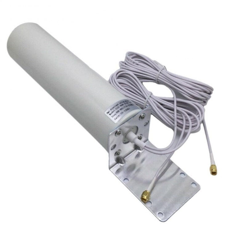 External WiFi Antenna 10-12dBi Omni-Directional Antenna Outdoor SMA/TS9/CRC9 4G LTE Long Range Antenna for Mobile Hotpots Router - SMA