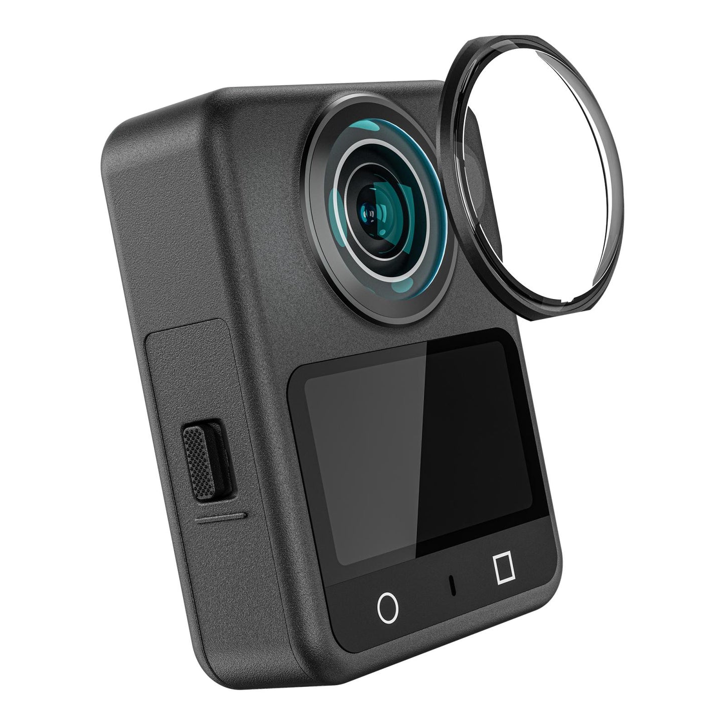 For DJI Osmo 360 STARTRC Lens Guard PC Protective Cover (Black)