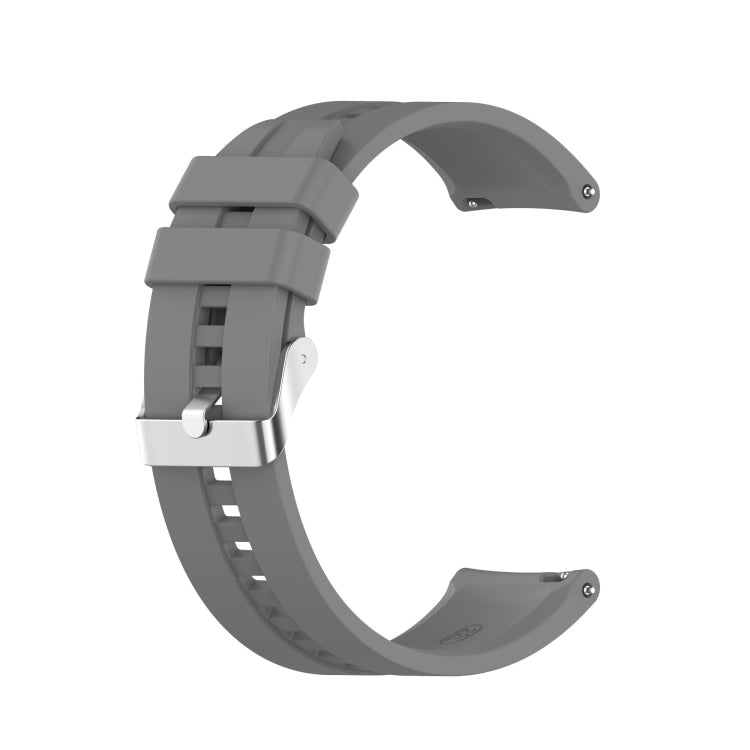 For Amazfit GTR 2e / GTR 2 22mm Silicone Replacement Strap Watchband with Silver Buckle, For Amazfit GTR 2e