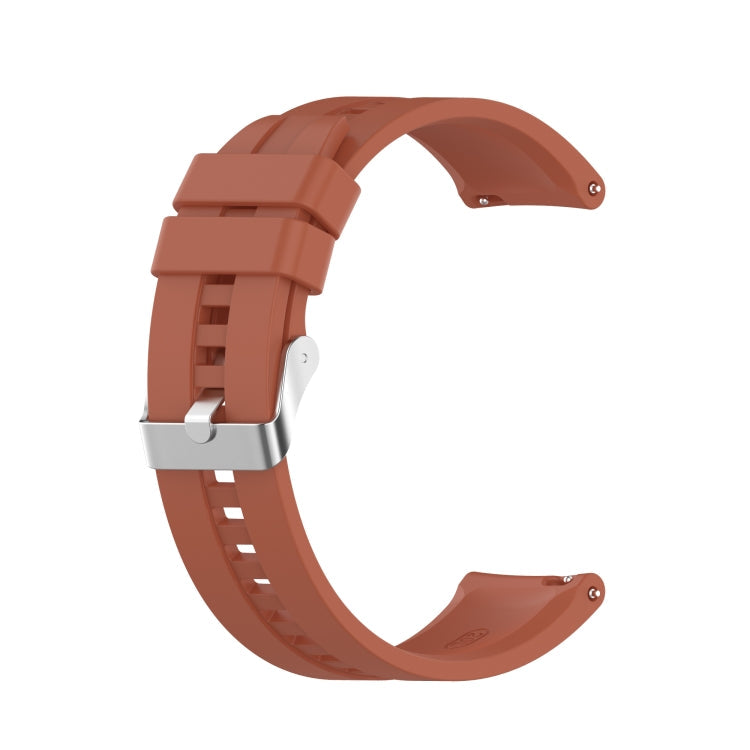 For Amazfit GTS 2e / GTS 2 20mm Silicone Replacement Strap Watchband with Silver Buckle, For Amazfit GTS 2e