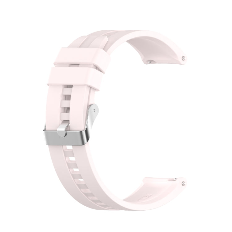 For Amazfit GTS 2e / GTS 2 20mm Silicone Replacement Strap Watchband with Silver Buckle, For Amazfit GTS 2e