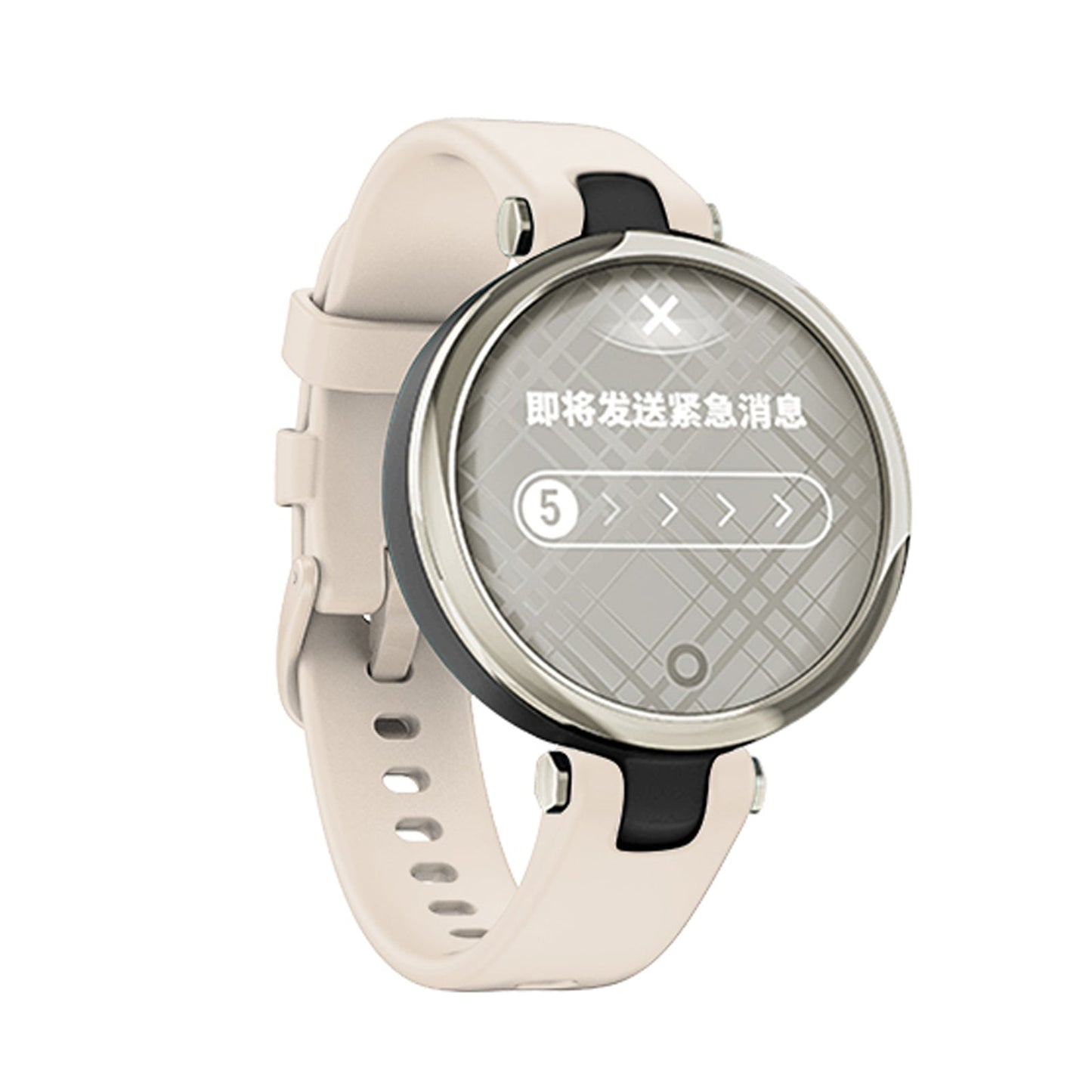 For Garmin Lily Silicone Watch Band(Khaki)