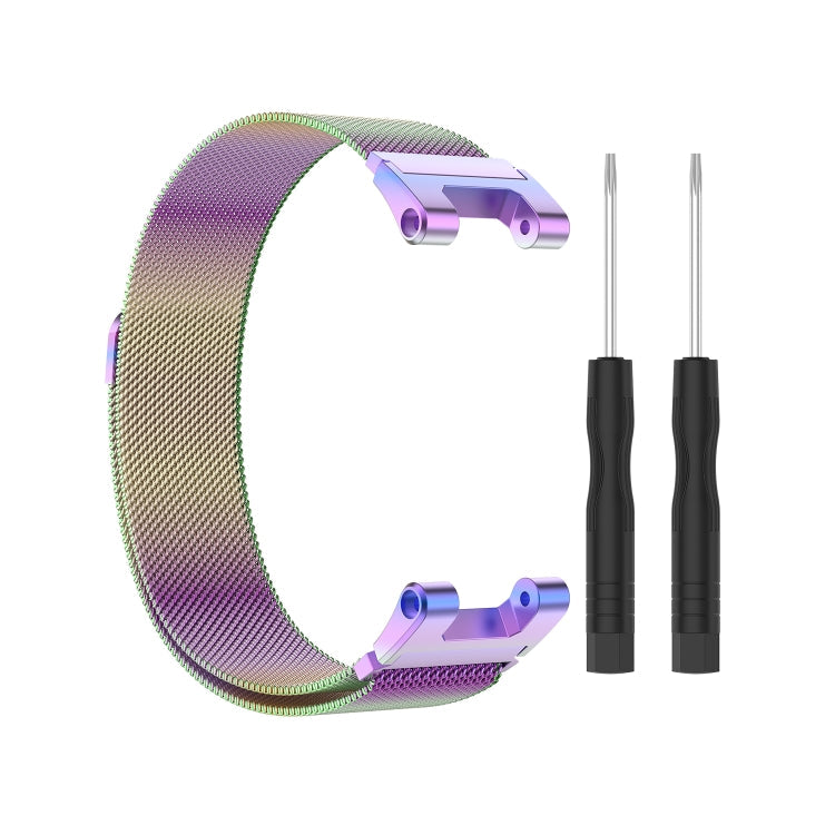 Milanese Magnetic Metal Replacement Strap Watchband, For Amazfit T-Rex Pro / Amazfit T-Rex