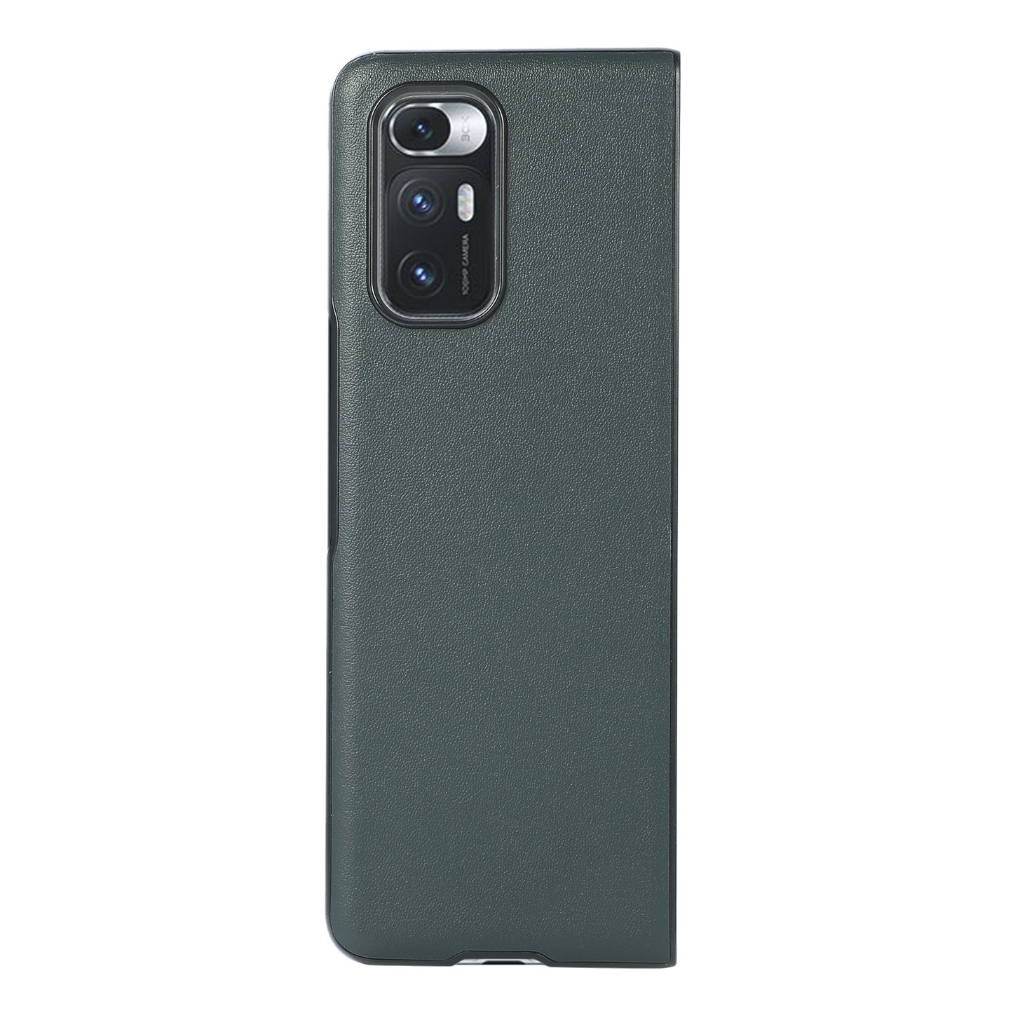 For Xiaomi Mi Mix Fold Genuine Leather Lambskin Texture Folding Protective Case(Green)