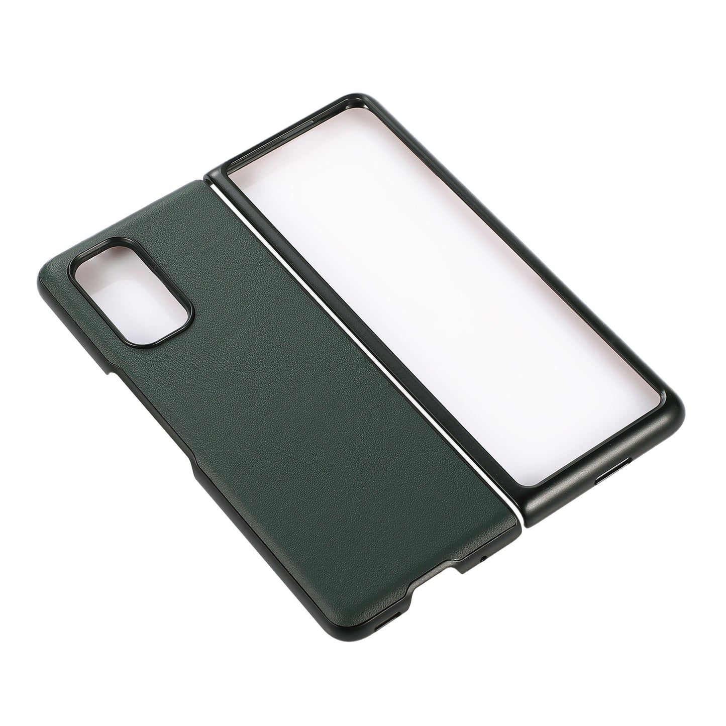 For Xiaomi Mi Mix Fold Genuine Leather Lambskin Texture Folding Protective Case(Green)