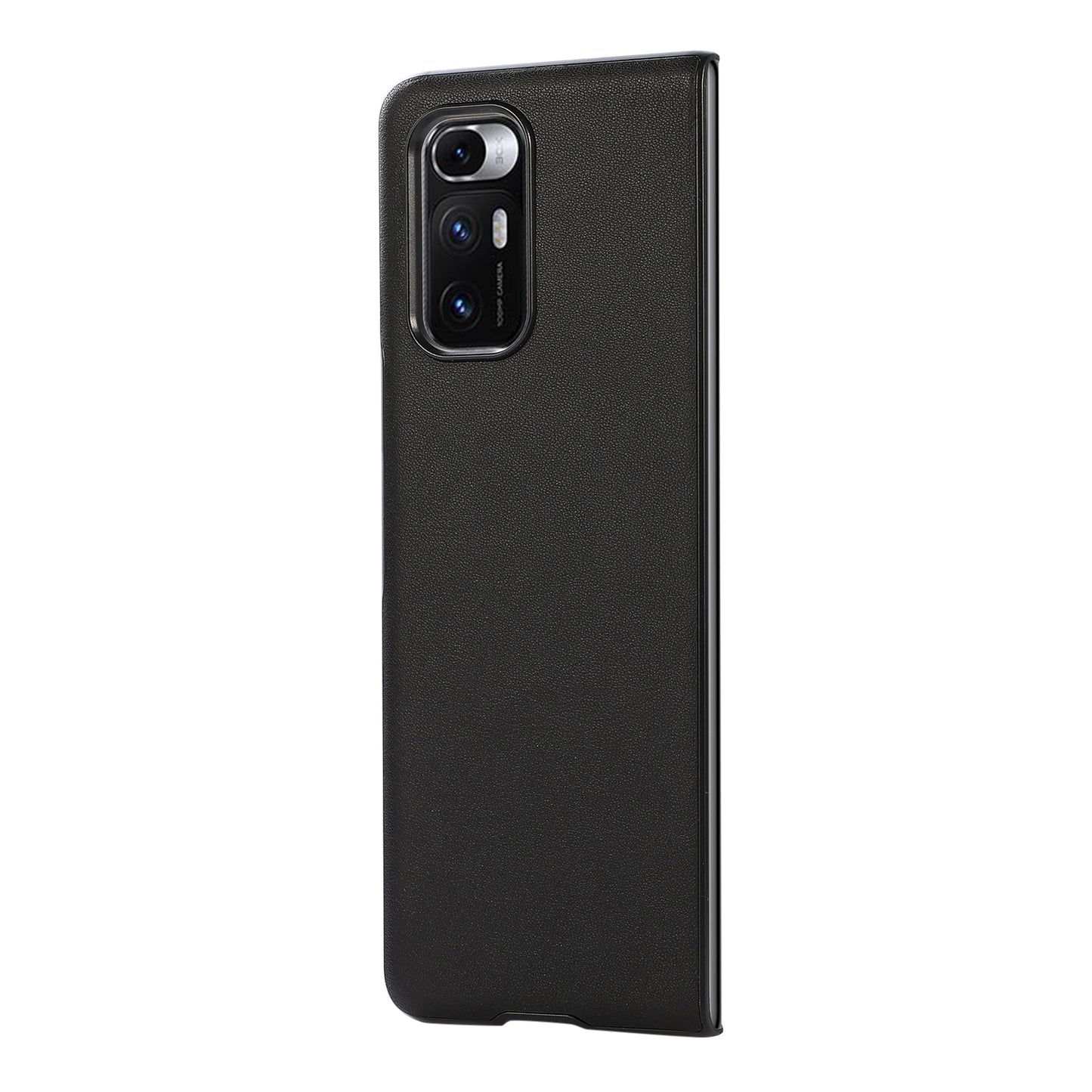 For Xiaomi Mi Mix Fold Genuine Leather Lambskin Texture Folding Protective Case(Black)