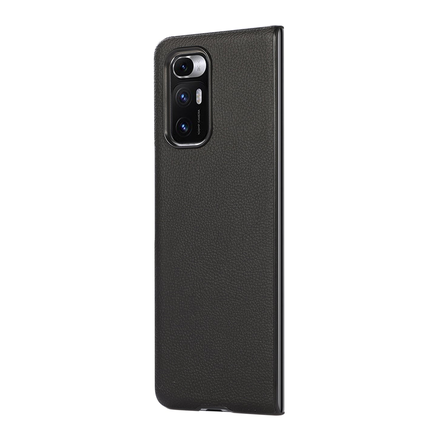 For Xiaomi Mi Mix Fold Genuine Leather Folding Protective Case(Black)
