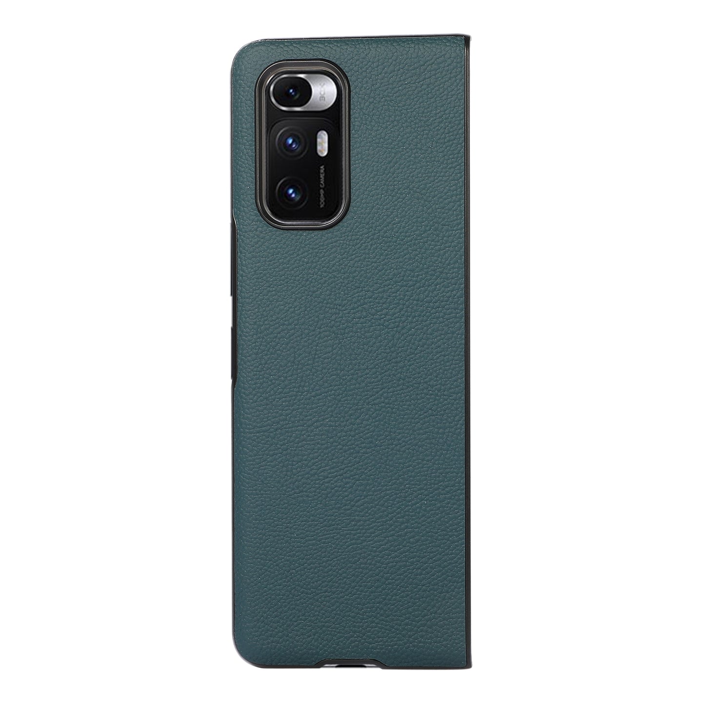 For Xiaomi Mi Mix Fold Genuine Leather Folding Protective Case(Green)